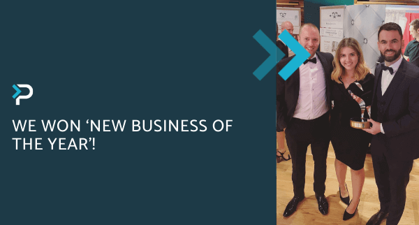 We won ‘New Business of the Year’! - Blog Header
