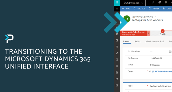 Transitioning to the Microsoft Dynamics 365 Unified Interface