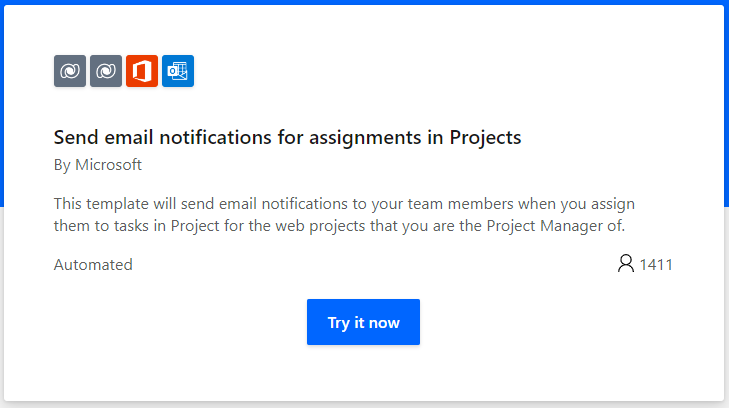automate project assignment notifications with power automate
