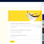 Customer voice add image to survey or use image from gallery