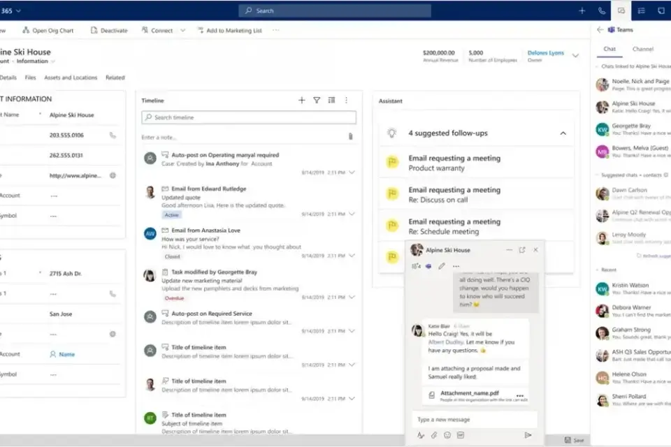 Dynamics 365 teams live chat in CRM