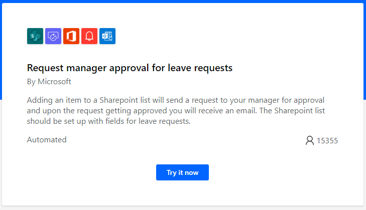 automate leave request approvals template