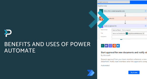 Benefits and Uses of Power Automate - Blog Headers