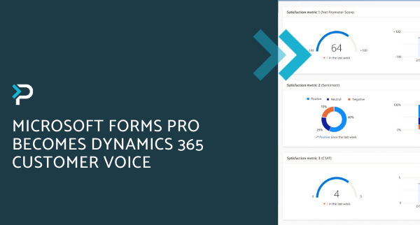 Microsoft Forms Pro becomes Dynamics 365 Customer Voice - Blog Header