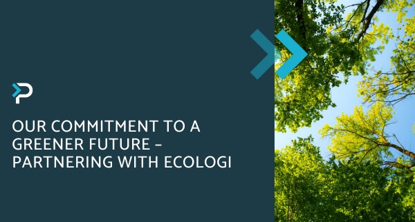 Blog header -Our commitment to a greener future – partnering with Ecologi
